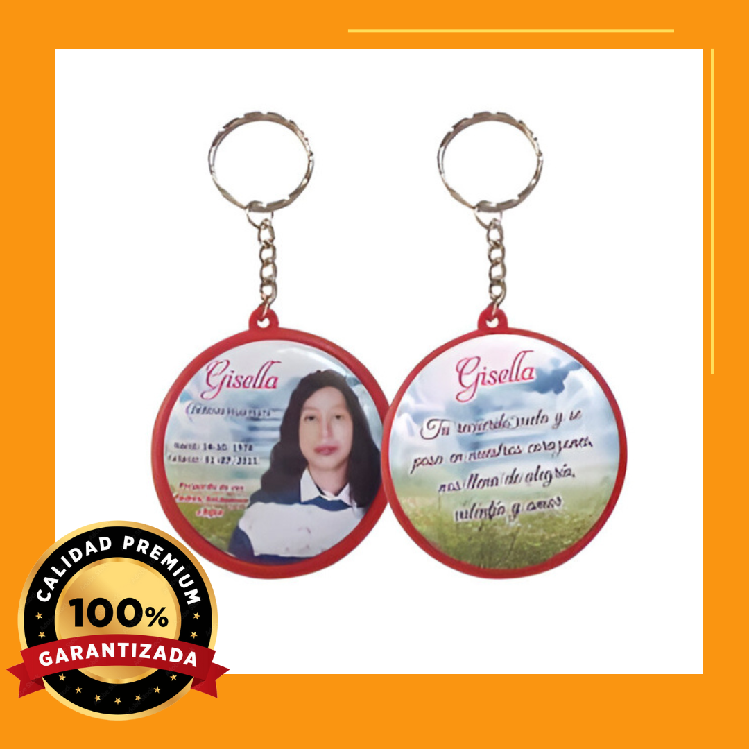 Llavero Doble Cara 55 mm | Personalizable | Por Ciento y Millar
