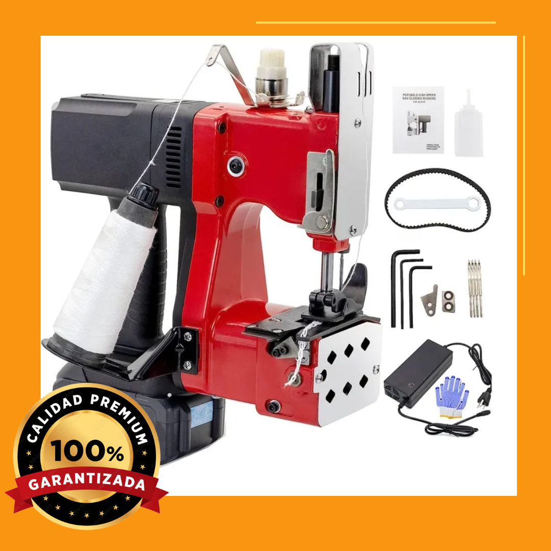 Máquina de Coser Costales Inalámbrica | Recargable y Portátil
