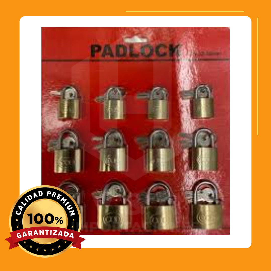 Candado Padlock - Grande y Mediano