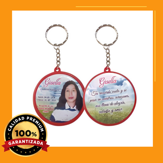 Llavero Doble Cara 55 mm | Personalizable | Por Ciento y Millar
